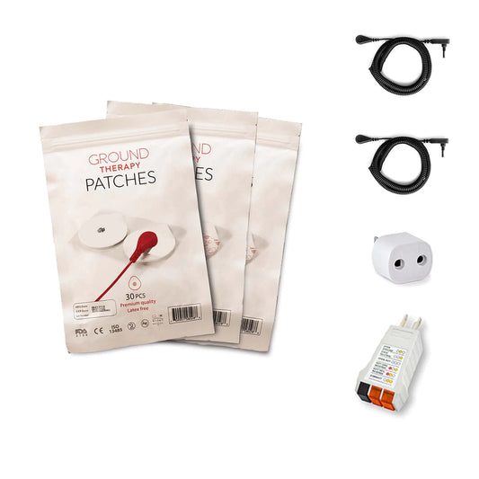 Earthing Patch Kit Grounding Pads Sticky Gel Pads for grounding Clint Obers EARTHING Products