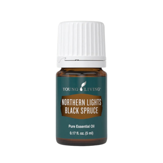 Young Living Northern Black Spruce Essential Oil 5ml - Grounding Aroma Muscle Soothing Skin & Hair Support Lotion & Moisturizer Additive for Relaxation & Wellness
